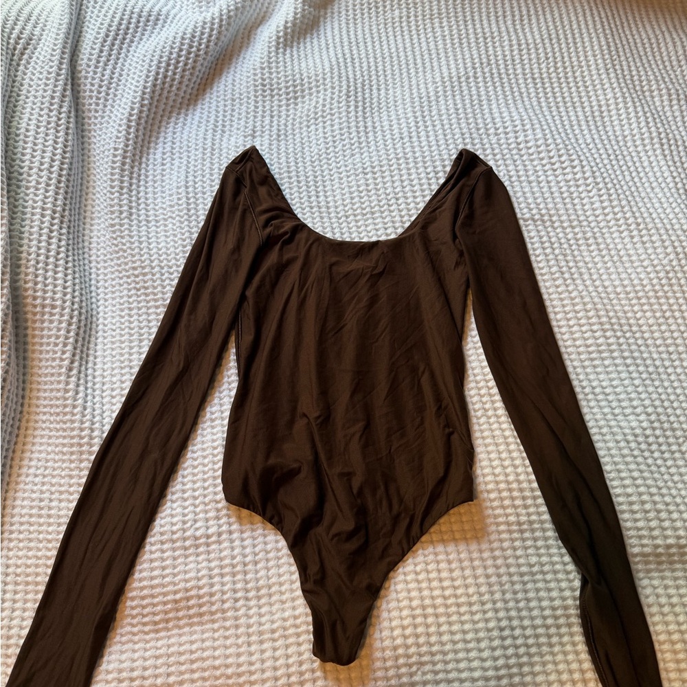 aerie smoothez long sleeve bodysuit